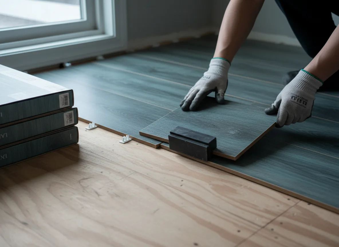 Luxury Vinyl Plank Installation company in Barney, ND